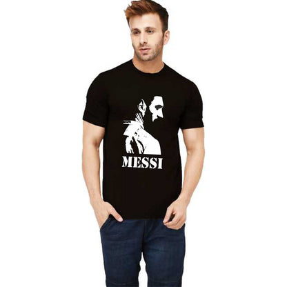 Uniplanet Store MenS Cotton T Shirt With Round Neck Half Sleeves Regular Fit Graphic Printed Pattern And Standard Length Darkbl