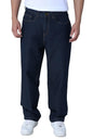Hubberholme Men Blue Cotton Relaxed Fit Mid-Rise Jeans