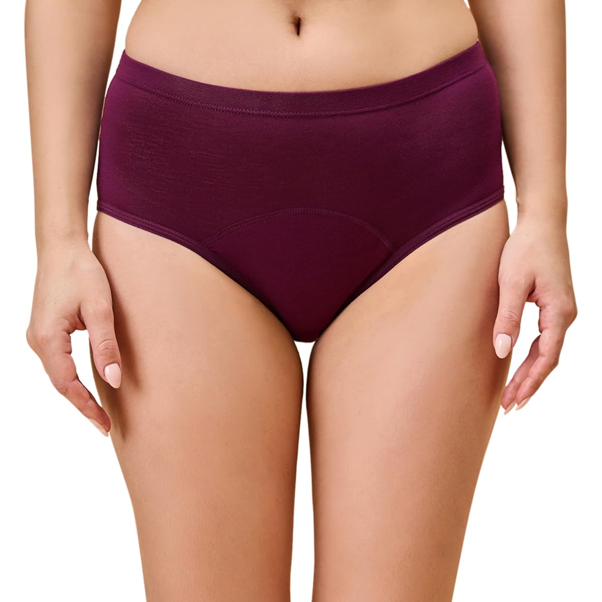 Nykd (Nyp271 Sustainable Bamboo Cotton Period Panty For Women | Leakproof, Anti Odor & Anti Bacterial Underwear With High Absorb