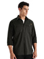 ADRO Cargo Shirts for Men | Double Pocket Mens Casual Shirt | 100% Cotton Plain Shirts | Full Sleeve Shirt | Summer - Regular Fi