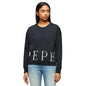 Pepe Jeans WomenS Cotton Blend Round Neck Sweatshirt (Pl581416_Dulwich Blue