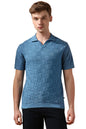 Dennis Lingo Men Steller Textured Half Sleeves Regular Fit T Shirts