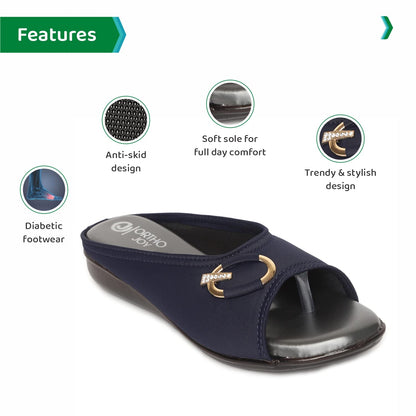 ORTHO JOY Fancy doctor slippers | Soft slipper for women | Comfortable footwear for women stylish