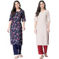 Pinkmint WomenS Crepe Kurta Pant Set Kurta Set Comfortable Set For Women