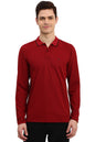 Allen Solly Men Regular Fit Printed Casual Full Sleeve Polo Shirt