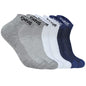 Xjarvis Ankle Length Socks For Men & Women - Moisture-Wicking, Odor-Free, Breathable Cotton, Cushioned Half Terry Combo - Ideal