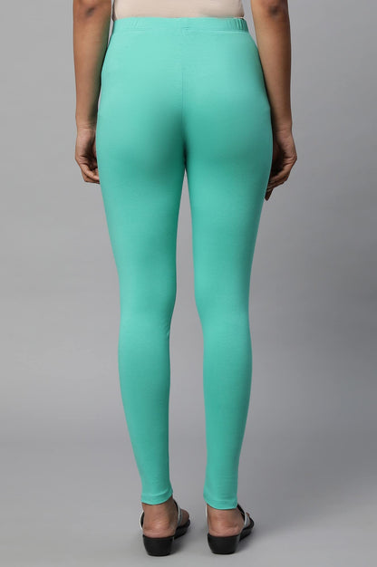 Aurelia Medium Cotton Lycra Solid Leggings for Women