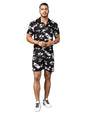 Rigo Printed Co-Ord Set for Men | Casual Shirt & Shorts Night Suit Set | Lounge-wear Nightdress Pajama Set for Mens & Boys | Nig