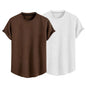 Greciilooks T Shirt For Men Cotton | Textured Oversized Fit Man T-Shirt | Round Neck Half Sleeve Men T-ShirtS