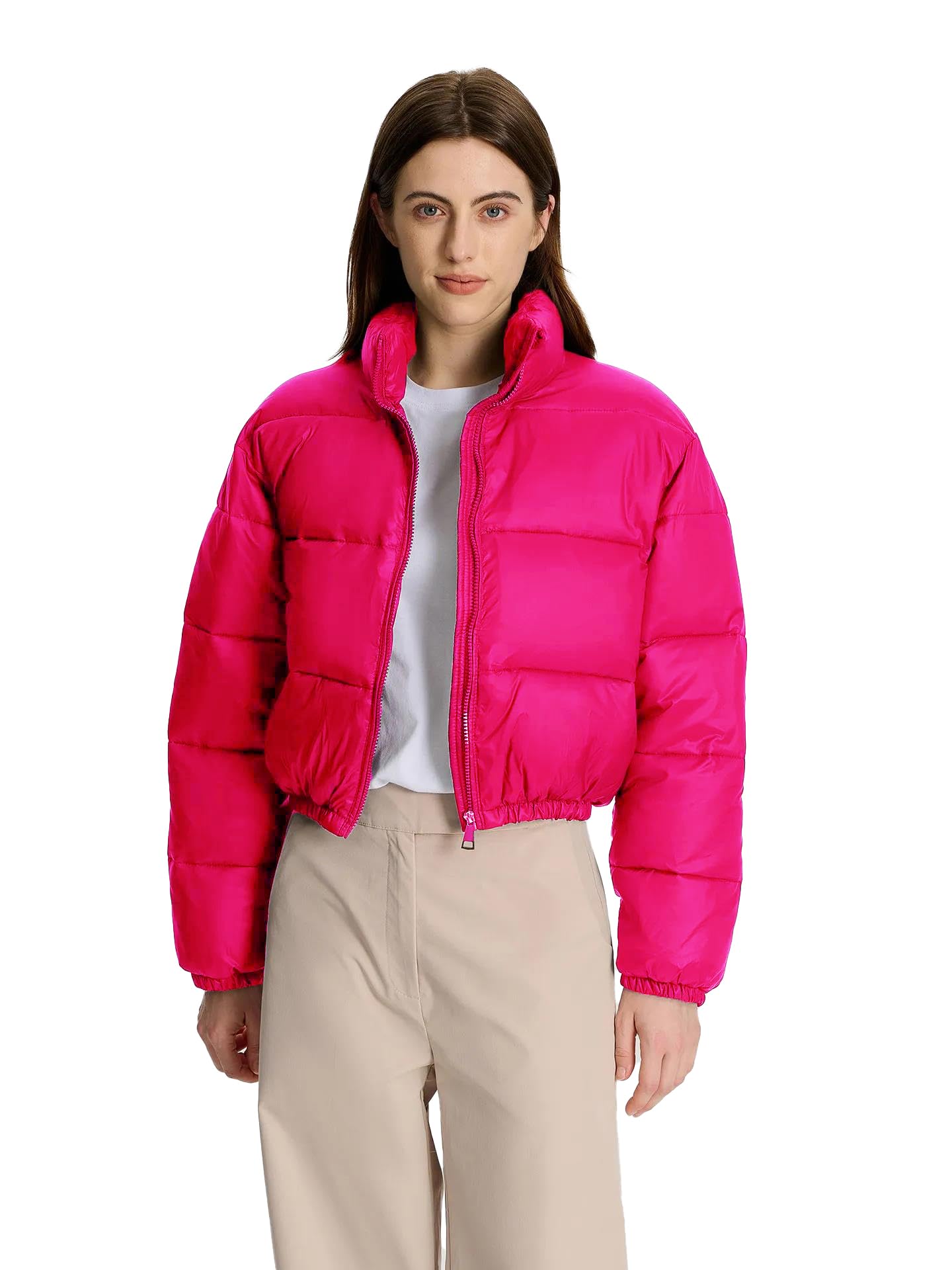 KOTTY Women Full Sleeve Solid Puffer Jacket
