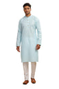 Be Active MenS Cotton Regular Kurta (C-599-2_Blue-1