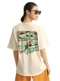 Juneberry Pure Cotton Oversized Loose Fit Drop Shoulder Official Star Wars Merchandise Cool & Latest Graphic Printed Round Neck