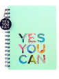 Doodle Hardbound Spiral Notebook Diary With Bookmark Dangler And 100+ Stickers | B5 | 160 Undated Ruled Pages | 80 Gsm Acid Free
