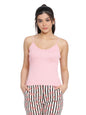 Lyra WomenS Cotton Regularfit Adjustable Camisole Slip Spaghetti