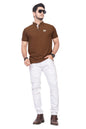 Baghadbillo MenS And BoyS Polyster T-Shirt With Mandarin Collared Neck Half Sleeves Closuer Button And Regular Fit | Polo T Sh