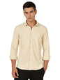 Thomas Scott Mens | Premium | Spread Collar | Slim Fit | Long Sleeves | 4 Way Stretch | Coolmax | Knitted | Casual | Shirts for