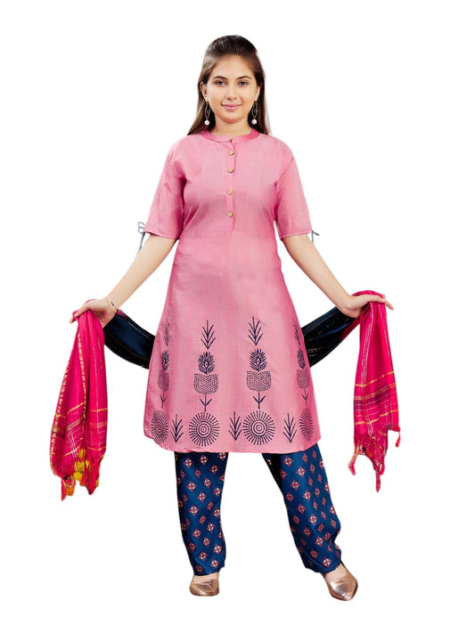 Aarika Girls Blue Colour Kurti