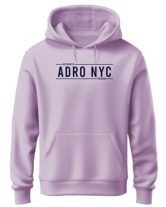 ADRO Mens Cotton Neck Hooded Sweatshirt (H24-ADRO-PU_Lavendar
