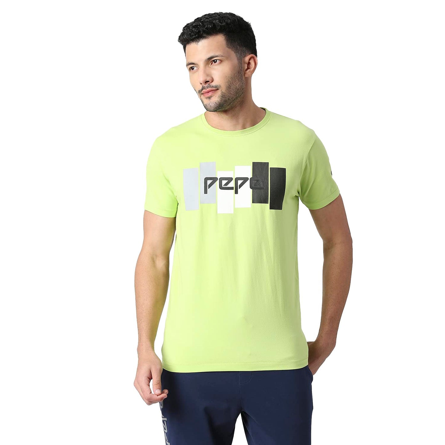 Pepe Jeans MenS Slim Fit T-Shirt (Pm509062626L_Neon Green