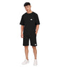 SHODOX Mens Round Neck Solid Relaxed Fit Tshirt and Short Co-ords Set for Mens (Pack of 1)