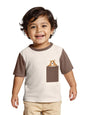 The Souled Store Regular T-Shirt: Mocha Mousse Regular Fit Graphic Printed Half Sleeve Boys Cotton T-Shirts