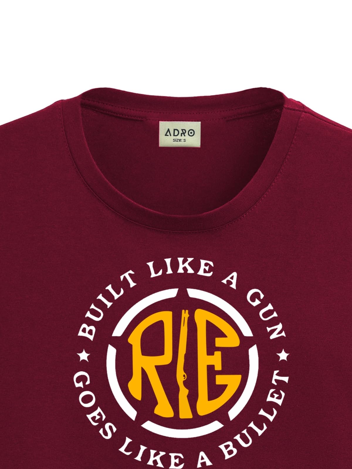 ADRO Tshirt for Men | Printed T Shirt for Men | 100% Cotton T-Shirt |Printed T Shirt | T-Shirts | RN24-BUL-MR