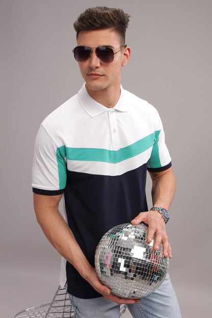 ADRO Regular Fit Polo Tshirt in 100% Cotton Multi Color Polo Also in Plus Size_PN24-L1-WHAQNB
