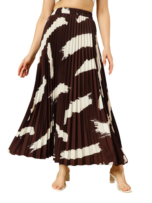 Kzully Polyester Western WomenS Skirts Coffee
