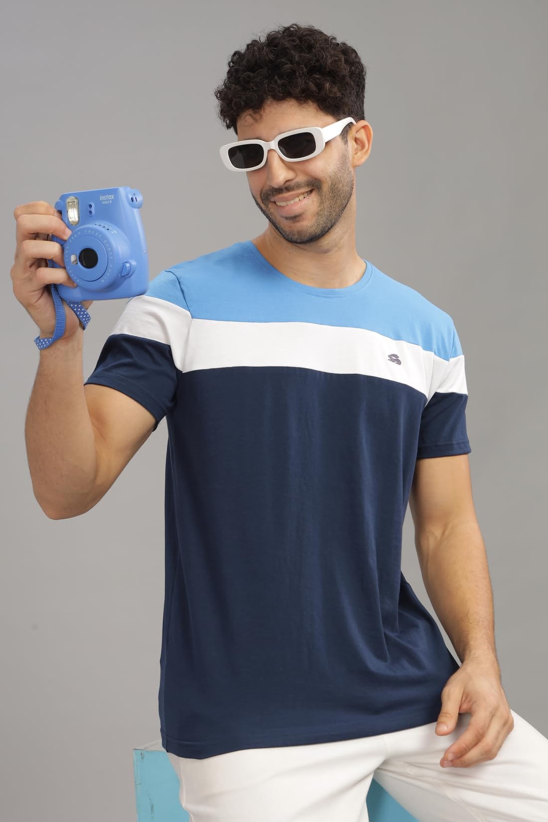 ADRO Tshirt for MenMulti Color T-Shirt for MenCotton T-ShirtMens TshirtRN8-24-SKWHNB