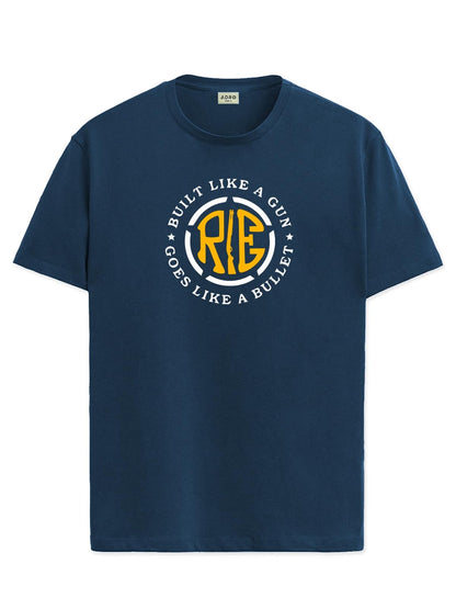ADRO Tshirt for Men | Printed T Shirt for Men | 100% Cotton T-Shirt |Printed T Shirt | T-Shirts | RN24-BUL-SB