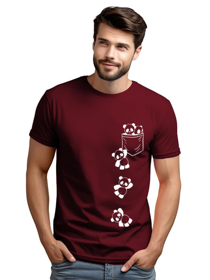 ADRO Tshirt for Men | Printed T Shirt for Men | 100% Cotton T-Shirt |Printed T Shirt | T-Shirts | RN24-POC