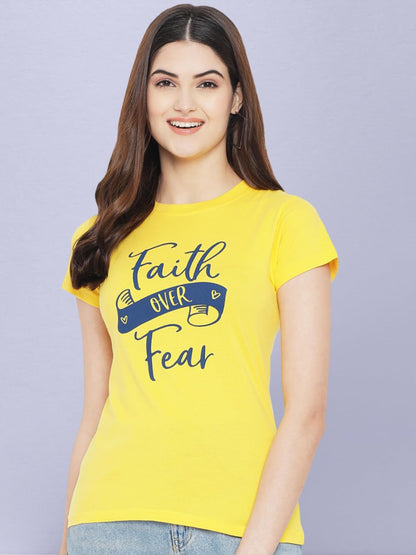 Tee Projekt Womens Cotton Blend Regular Fit T-Shirt