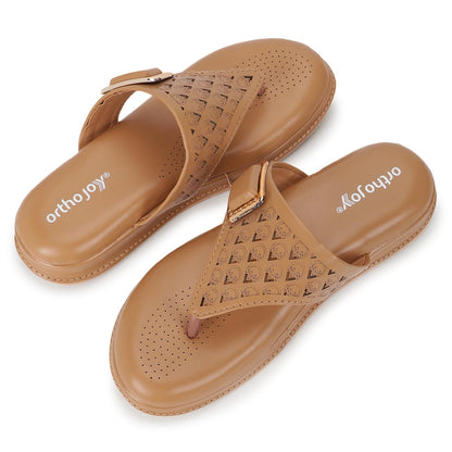 Ortho Joy Doctor Fancy Slipper For Women || Orthopedic WomenS Fancy Slipper/Sandal For Women