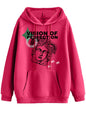 Veirdo Mens Cotton Fleece Regular Fit Graphic Printed Full Sleeve Hoodie