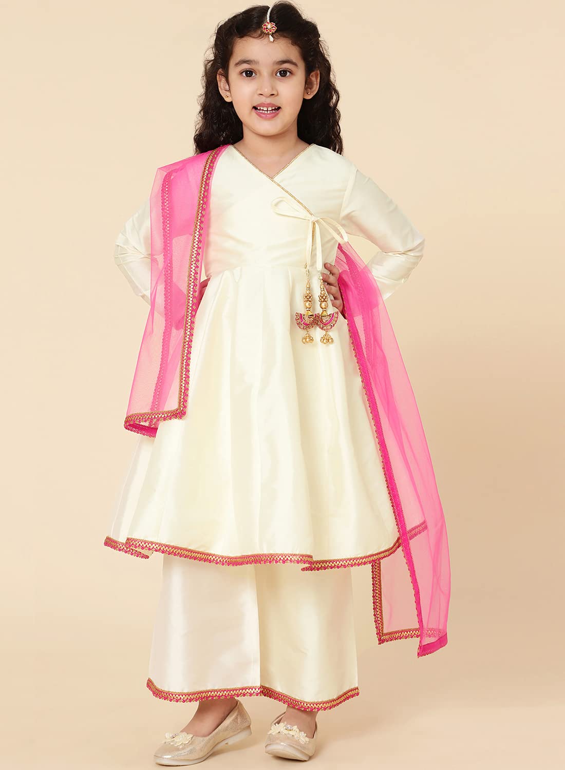 A.T.U.N. (All Things Uber Nice) A.T.U.N. Girls Anarkali Palazzo Set