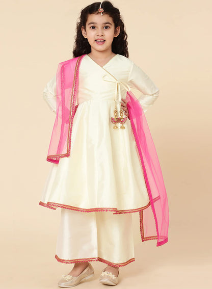 A.T.U.N. (All Things Uber Nice) A.T.U.N. Girls Anarkali Palazzo Set