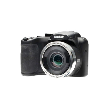 KODAK PIXPRO AZ252 Digital Camera, 3” LCD, Black, Plastic/Glass/Metal, Point & Shoot