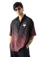 The Souled Store Official Naruto: The Last Uchiha Mens Oversize Fit Half Sleeves Graphic Pattern Multi Color Shirt Cartoon 90s S