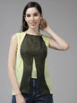 Aarika Women's Regular Fit Shirt (TP-W-M-12368_Lemon M)