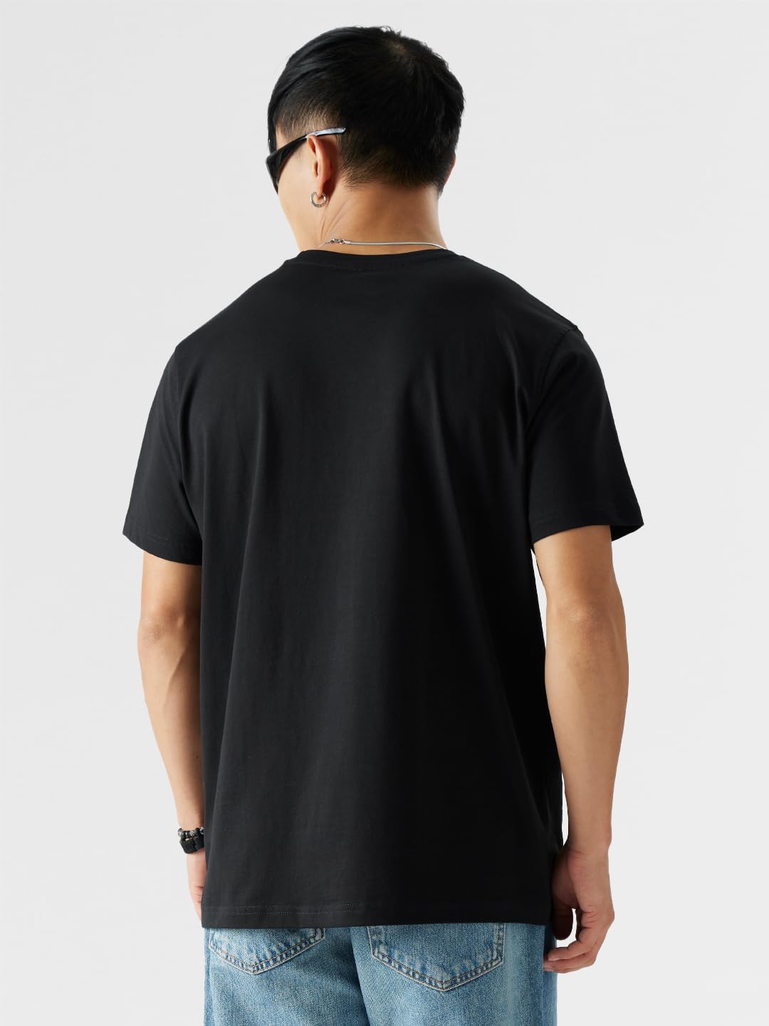 The Souled Store Official Spider-Man: Miles Logo Men T-Shirts