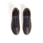 Pepe Jeans Men'S Kenton Court Brown Cupsole Sneakers, 11, Black