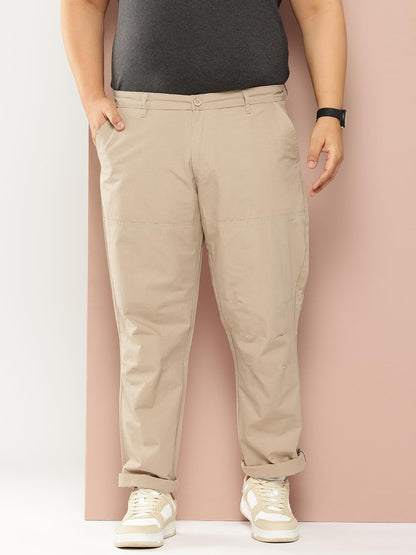 Thomas Scott Mens | Plus Size | Regular Fit | 100% Cotton | Breathable Fabric | Solid Color | Trouser | Chino | Casual Pants fo