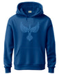 ADRO Mens Cotton Neck Hooded Sweatshirt (H24-BIRD-RB_Royal Blue