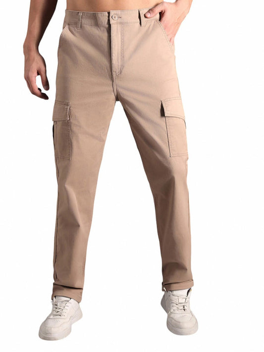 High Star MenS Classic Casual Pants (Hsmwts2404_Tp_Taupe