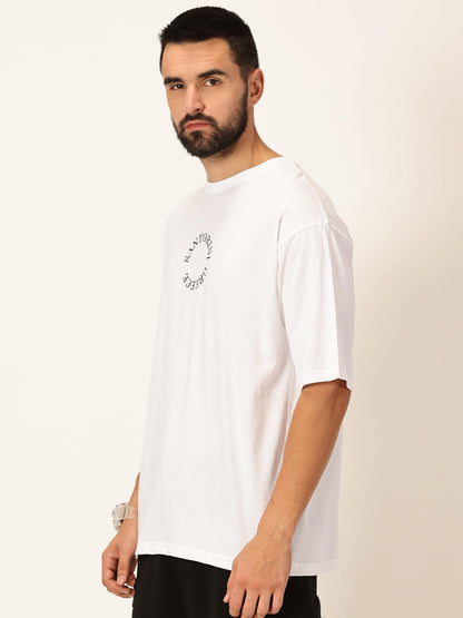 Thomas Scott Mens Oversized Fit T-Shirt (TSKOversized_White Greece