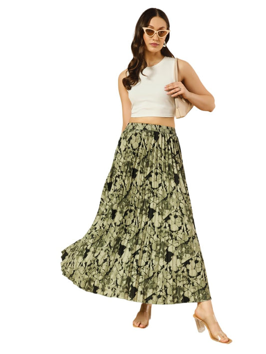 Kzully Crepe Western WomenS Skirts