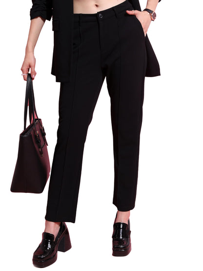 Ketch WomenS Loose Casual Pants (Kha1000045_Black