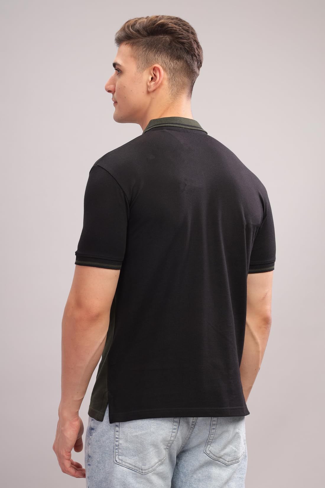 ADRO Regular Fit Polo Tshirt in 100% Cotton Multi Color Polo Also in Plus Size_PN24-L1-BLOL