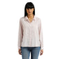 Maiden Striped Comfort Fit Shirt With Gathers On Back