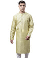 Jompers Mens Printed Silk Blend Kurta